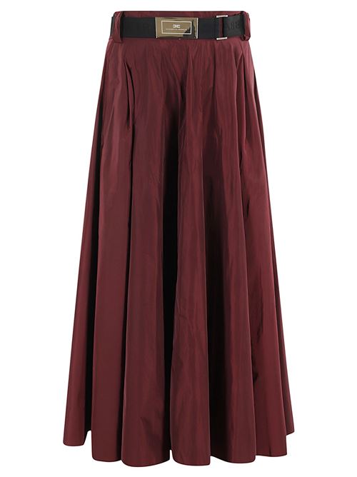 Lightweight technical nylon full skirt ELISABETTA FRANCHI | GO04546E2.CG3